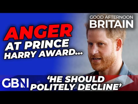 Prince Harry URGED to 'DECLINE' memorial award as ANGER grows and Sussex ratings PLUMMET