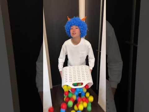 How to play colorful balls🔴🔵🟢🟡Part42 #shorts #トイキッズ