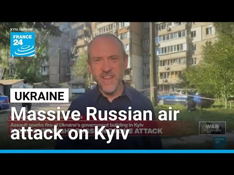 Russia conducts massive air attack on Kyiv, other Ukrainian regions • FRANCE 24 English