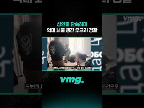 성인물 단속하며 억대 <strong>뇌물</strong> 챙긴 우크라 경찰 / 비디오머그 #shorts