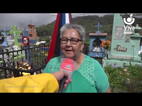 Depositan ofrendas florales a la heroína Blanca Pineda en Jinotega