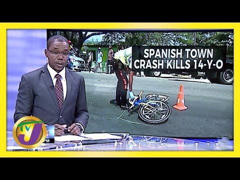 Crash kills 14 yr old in Spanish Town Jamaica | TVJ News - March 3 2021