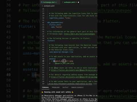 📱 Flutter Widget Mini Tutorial • Images 💜