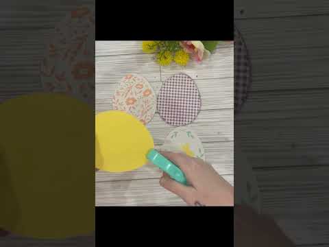 Egg banner simple DIY cute