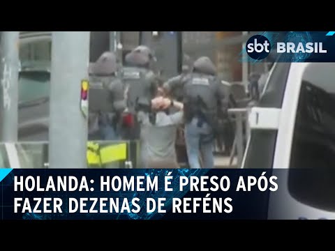Homem preso na Holanda supostamente carregava explosivos | SBT Brasil (30/03/24)