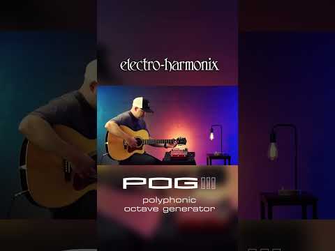 EHX POG3 Octave Pedal Demo on Acoustic Guitar