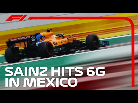 F1 Driver G-Force Analysis: Onboard With Carlos Sainz | AWS | 2019 Mexican Grand Prix