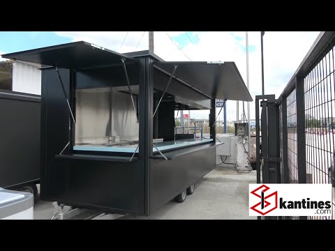 Food trailer - Ρυμουλκούμενη καντίνα καφέ μπαρ magda