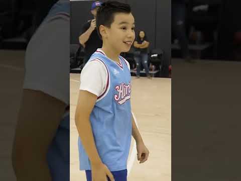 The kids needed to know if J-Will could still do an elbow pass… he didn’t disappoint video clip 