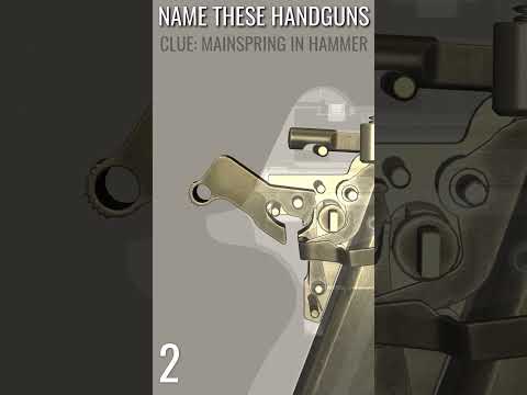 Can You Name All 3 Handguns? #gunmechanics #slowmotion #firearmeducation