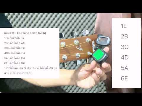 วิธีใช้งานเครื่องตั้งสายกีตาร
