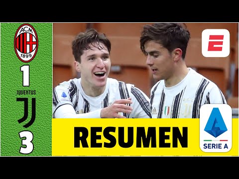 Milan 1-3 Juventus. PARTIDAZO. Doblete de Chiesa y asistencias de Dybala. CR7, muy poco  | Serie A