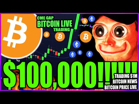 ALERT 🚨 BITCOIN TRUMP PUMP TO M - BITCOIN PRICE LIVE! BTC CME GAP TRADING LIVE - LIVE CRYPTO NEWS