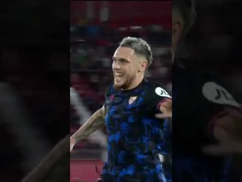 ¡LUCAS OCAMPOS ANOTÓ EN EL EMPATE DEL SEVILLA! Dio media vuelta y lo mandó a guardar | #Shorts