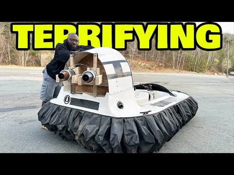 We built the worlds first full-size Jet Powered Hovercraft