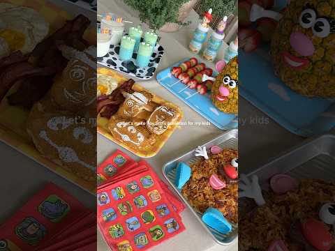 wish I had this when I was a kid!🥹 #toystory5 #mom #recipe #breakfast #blackstone #outdoorcooking