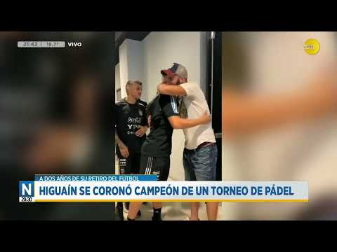 Higuaín se coronó campeón de un torneo de pádel ?N20:30?25-04-24