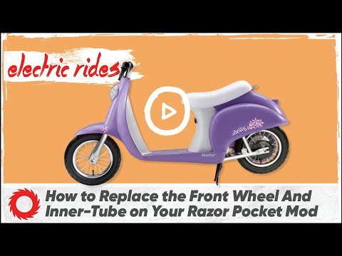 How to Replace the Front Wheel and Inner-Tube on the Razor Pocket Mod