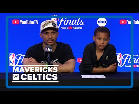NBA Finals: Joe Mazzulla's postgame interview after Celtics beat Mavericks to win NBA championship