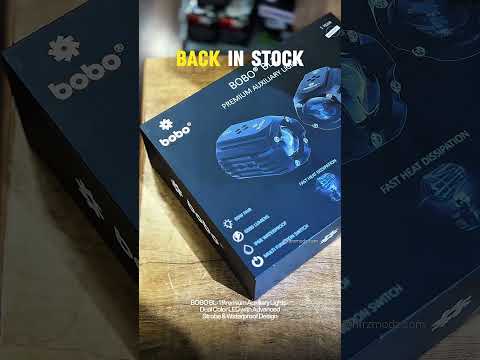 Bobo BL1 auxiliary lights, back in stock!