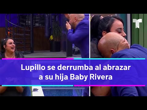 La Casa de los Famosos 4  | Lupillo se derrumba al abrazar a su hija Baby Rivera