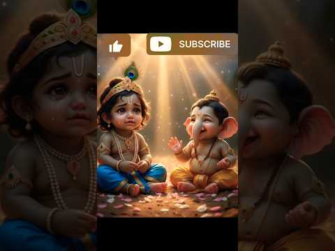 WoW... sooo cute 😃😃 ।। @#@ #shorts #viral #trending #krishna #ganesh #funny