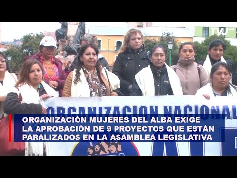 Organización Mujeres del Alba exige la aprobación de nueve proyectos que están paralizados