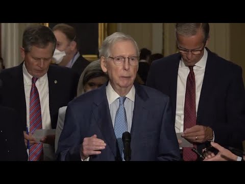 McConnell says Senate pushing ahead to try to avoid shutdown