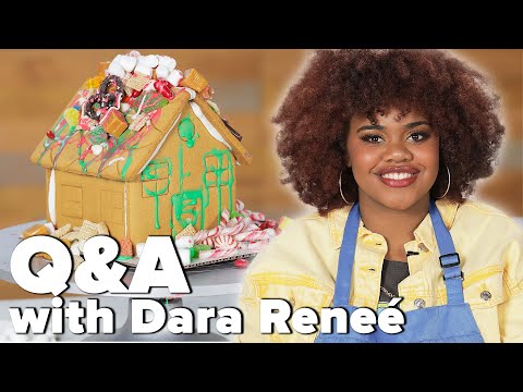 Dara Reneé From HSM: The Musical: The Series Answers Questions While Decorating A Gingerbread House
