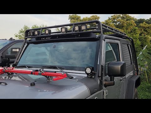 GOBI RACKS Jeep JK 2DRStealth Rack· Multi-Light/ 50″ LED Setup