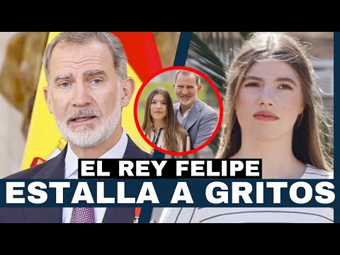 EL REY FELIPE VI SE ENFRENTA A REPORTERO que ATACO? A LA INFANTA SOFIA en PLENO ACTO REAL ¡URGENTE!