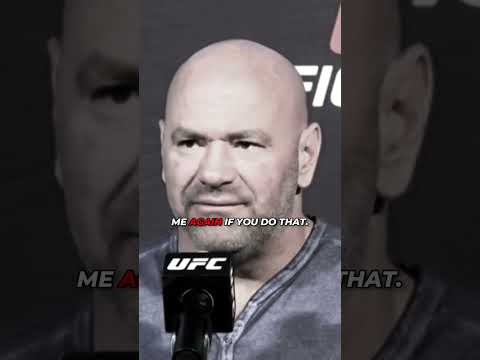 Dana White is a GANGSTER #ufc #mma