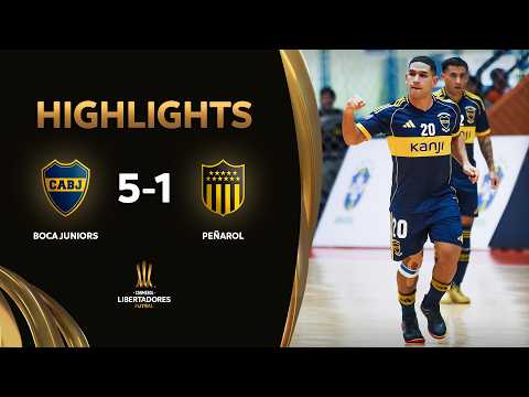 RESUMEN | BOCA JUNIORS (ARG) VS. PEÑAROL (URU) (5-1) | CONMEBOL LIBERTADORESFS 2026