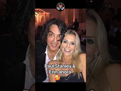 Paul Stanley junto al amor <strong>de</strong> su vida, su esposa Erin 🖤 #paulstanley #love #<strong>kiss</strong>