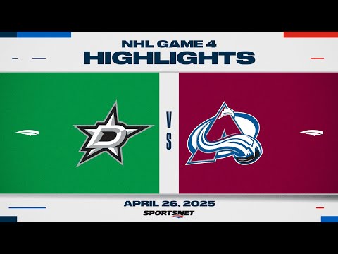 NHL Game 4 Highlights | Stars vs. Avalanche - April 26, 2025