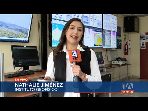 Una cámara térmica portátil logró identificar material del volcán Cotopaxi