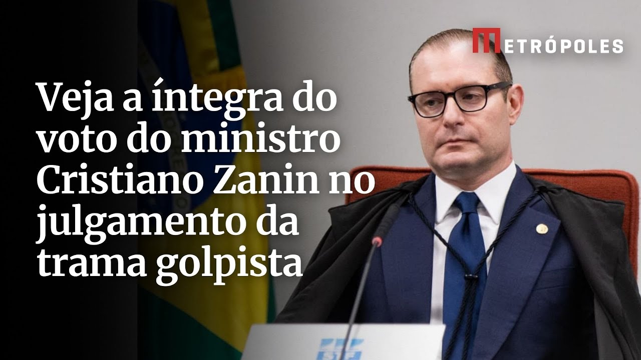 Veja a íntegra do voto do ministro Cristiano Zanin no julgamento da trama golpista
