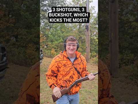 HIS FIRST TIME SHOOTING A SHOTGUN!