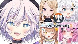 【#ow2 】フルパ花園のOW #ぎんかいおんえあ  【銀灰まおw/月魅暁りりか.氷猫みう.房総なの.魔宵きらら】
