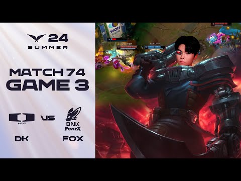 풀세트는? 빅 게임 | DK vs. FOX 게임3 하이라이트 | 08.08 | 2024 LCK 서머 스플릿