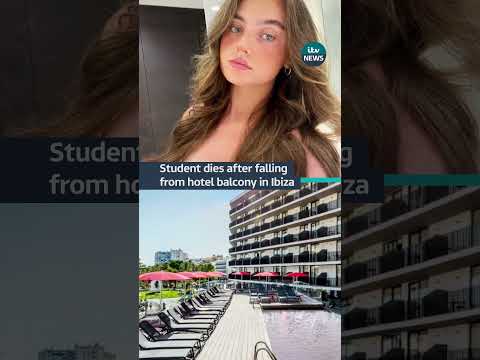 Tributes have been paid to Emma Ramsay, who died falling from a balcony in Ibiza #itvnews