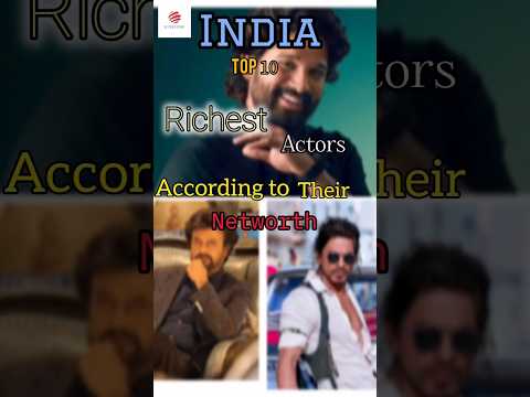 TOP 10 Richest INDIAN Hero's according to their Networth 2024 || SK CREATIONS #shorts