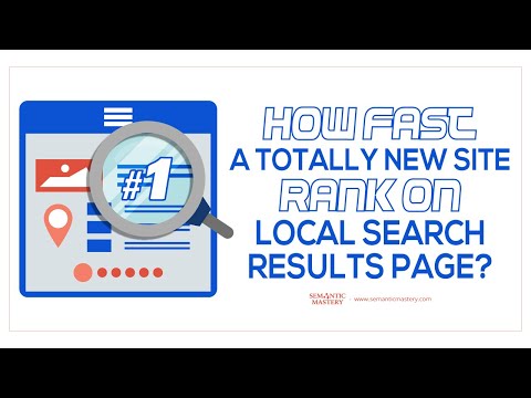 How Fast A Totally New Site Rank On Local Search Results Page?