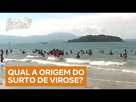 Virose no litoral de SP: autoridades recomendam evitar entrar no mar após chuvas