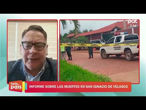 Informe sobre las muertes en San Ignacio de Velasco