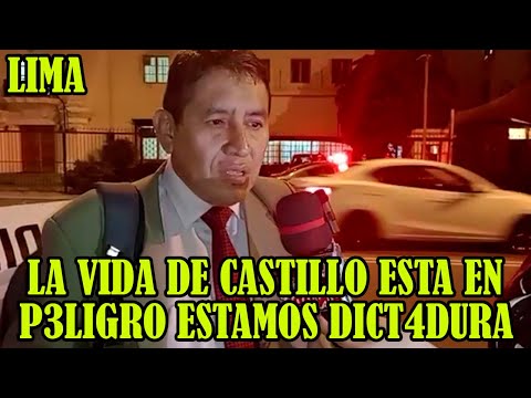 WILFREDO ROBLES DICE PEDRO CASTILLO NO SALDRA EN LIBERTAD MIENTRAS ESTE GOBERNANDO DICT4DURA..