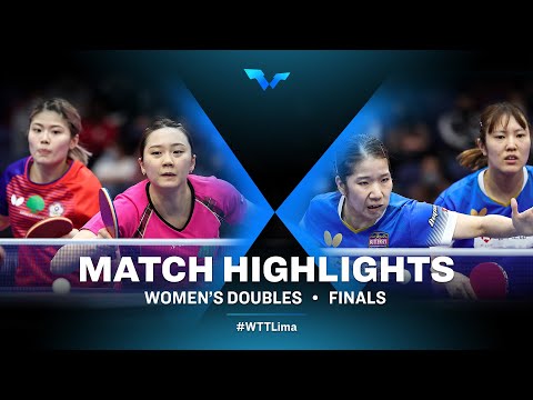 Table Tennis 🥍 Huang Yu-Wen/Cheng Hsien-Tzu vs Sakura Mori/Asuka Sasao | WD | WTT Contender Lima 2022 | (Finals)