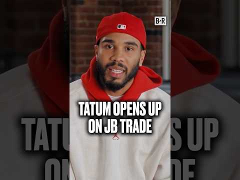 Tatum’s reaction to finding out <strong>JB</strong> was traded