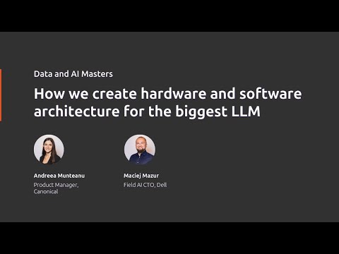 Dell AI Factory with Canonical | Data & AI Masters | Canonical and Dell