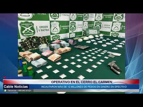 20 MAR 2024 Dos detenidos, Armas, drogas y 12 millones de pesos dejó operativo en San Antonio